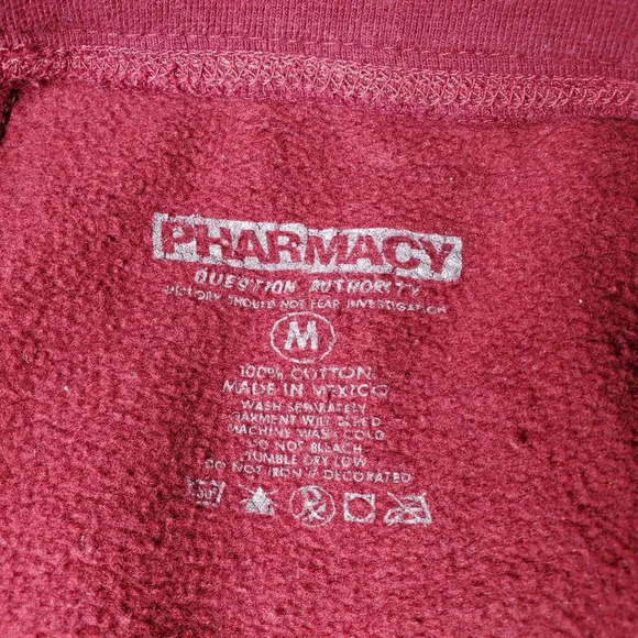 Pharmacy Boardshop Burgundy Question Authority Fleece-lined Joggers Size Medium - Picture 3 of 15
